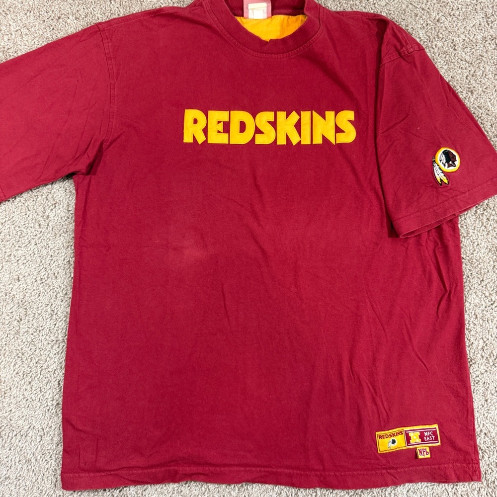 NFL Washington Redskins T-Shirt Mens XL Burgundy Good Vintage NFC East Graphic